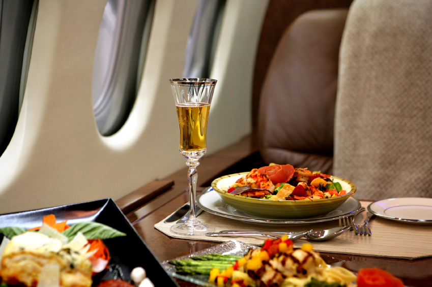 Private Jet Charter Catering